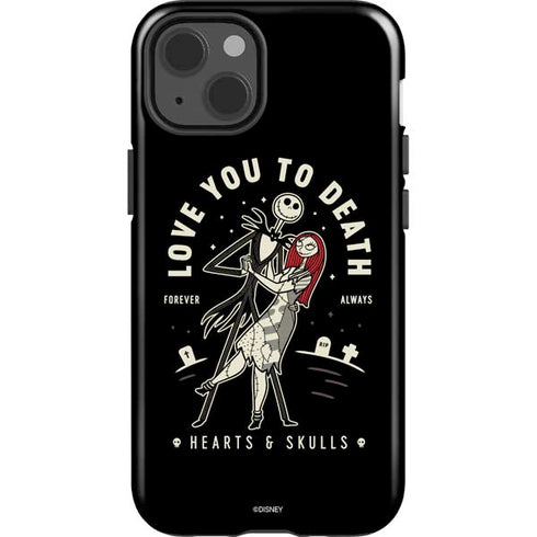 Disney The Nightmare Before Christmas Love You To Death iPhone 15 Impact Case
